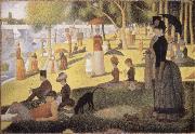 Georges Seurat Sunday Afternoon on the Island of La Grande Jatte oil on canvas